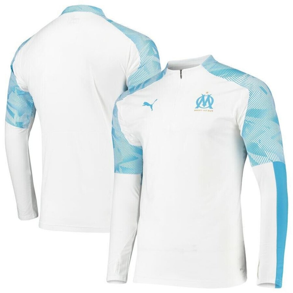 🔥PUMA OM 1/4 ZIP TRAINING TOP 755831-01 TN19623 PUMA WHITE NWT $75 pick size
